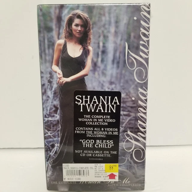 SHANIA TWAIN THE Complete Woman in Me Video Collection VHS Sealed 1996