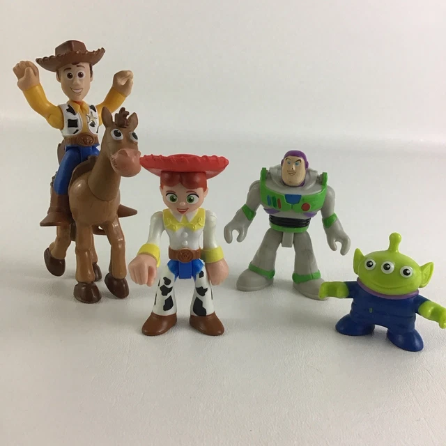 FISHER PRICE IMAGINEXT Disney Pixar Toy Story 5 Figure Lot Jessie Woody
