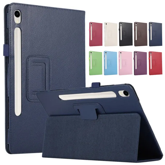 For Samsung Galaxy Tab S9 FE S9+ FE+ 2023 Tablet Leather Case Folio Stand Cover