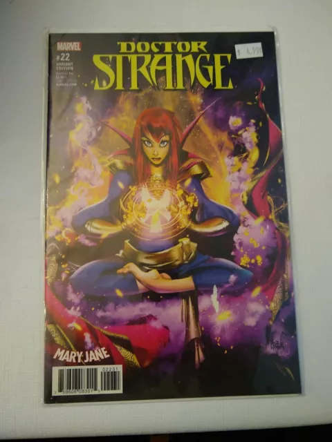 Doctor Strange #22 (2017) Marvel White Mary Jane Herrera Variant T+