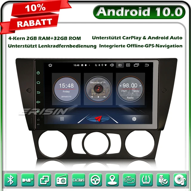9" Android 10 Autoradio GPS Navi für BMW 3 Serie E90 E91 E92 E93 DAB+SWC CarPlay