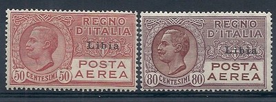 1928/29 Colonie MNH Posta Aerea nn.1/2 Gomma integra Libia 
