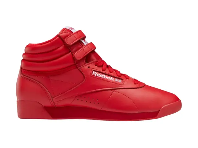 Reebok Classic Women's Red Freestyle Hi Fashion Sneakers GV6724 100005871 F/S HI