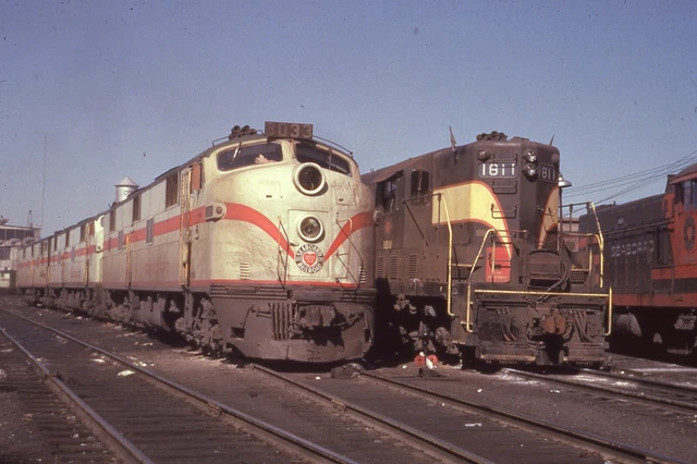 Duplicate  Train Slide Seaboard E-7 #3033 04/1963 Richmond Virginia