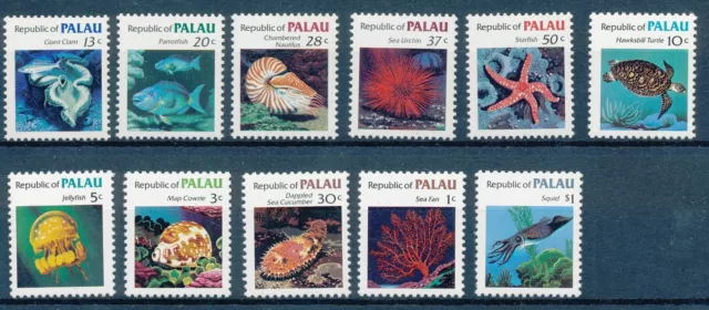 [BIN19119] Palau Marine Life good lot very fine MNH stamps