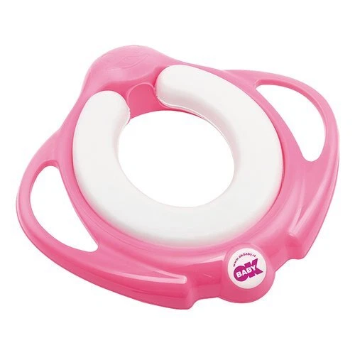 Riduttore WC morbido antiscivolo OkBaby PINGUO Rosa