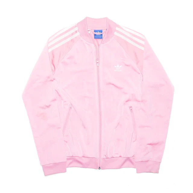 ADIDAS Sports Pink Track Jacket Girls 11-12 Years