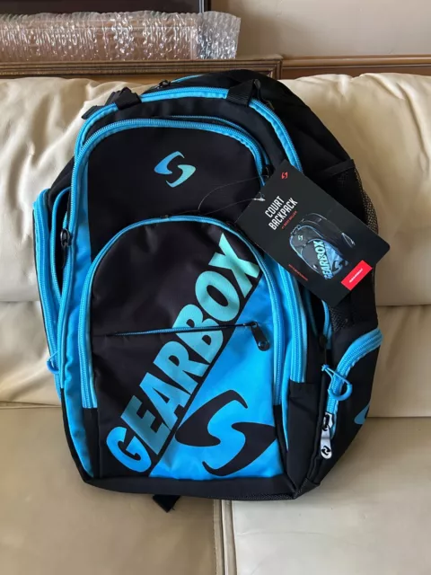 Retired Gearbox Pickleball Court Backpack Bag - Black Blue 2022 Model Brand New