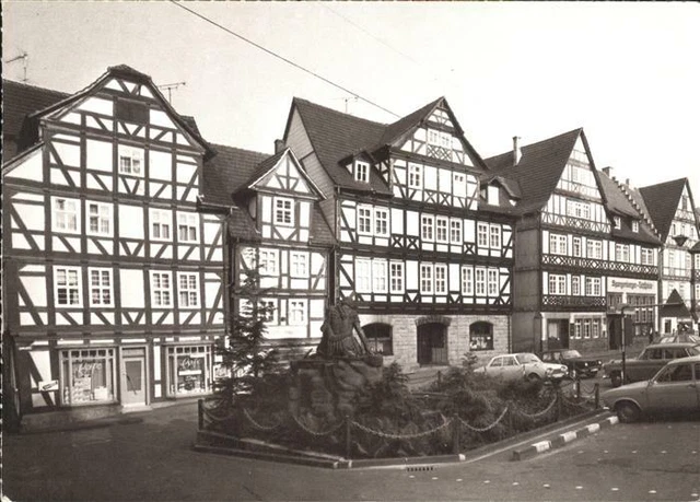 41535489 Spangenberg Hessen Fachwerkhaeuser am Markt Denkmal Spangenberg