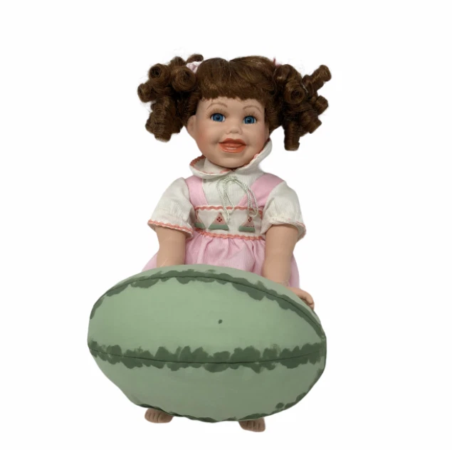 Heritage Signature Collection ~ Porcelain Dolls ~ Becky's Watermelon ~NIB ~*Read