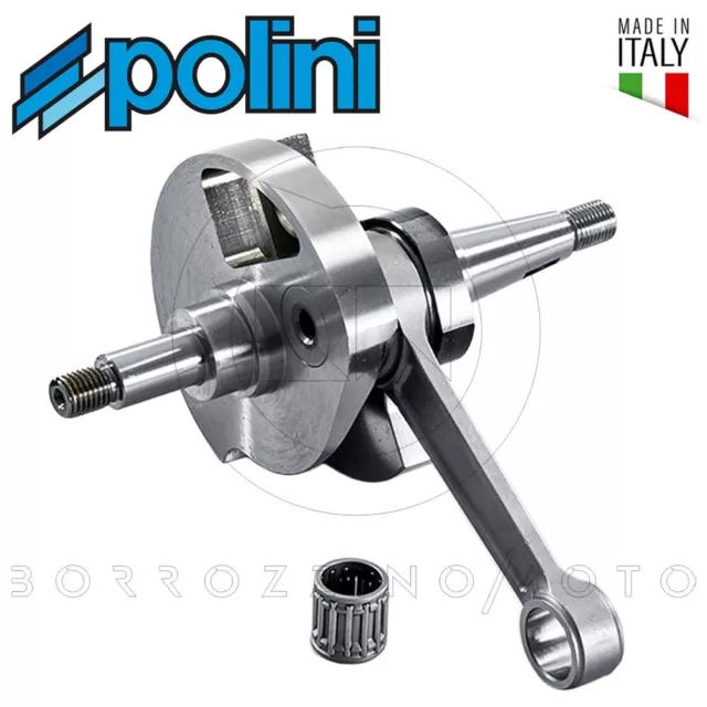 ALBERO MOTORE RACING POLINI ANTICIPATO CORSA 57mm VESPA PX 125-150 E ARCOBALENO