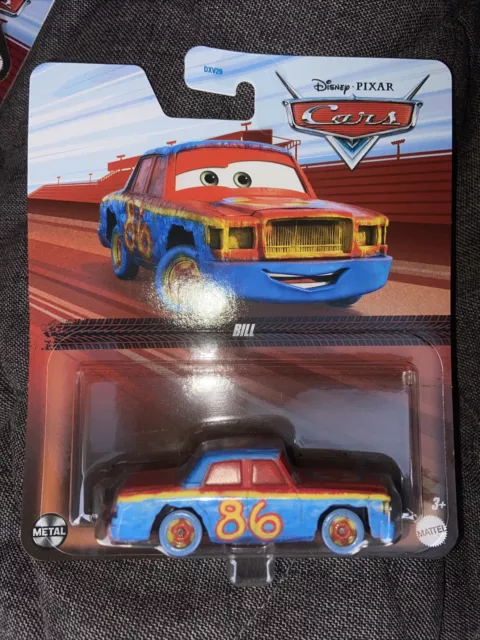 DISNEY CARS DIECAST - Bill - Demo Derby - New Card Pixar 1:55 Thunder Hollow