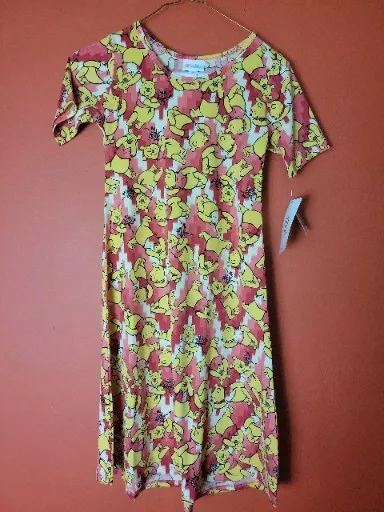 Lularoe Kids Disney Winnie the Pooh Adeline Dress - NWT Size 12 Girls 110865