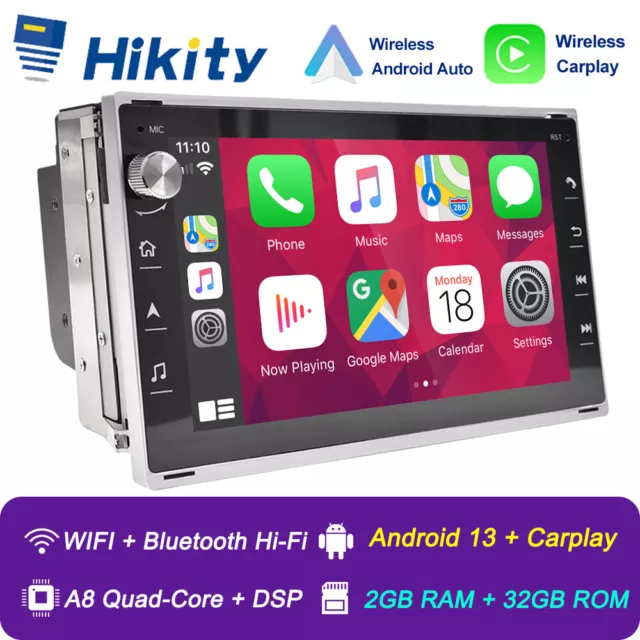 2+32GB Carplay Autoradio GPS DSP Für VW Polo 9N Golf Jetta MK4 T5 T4 Transporter