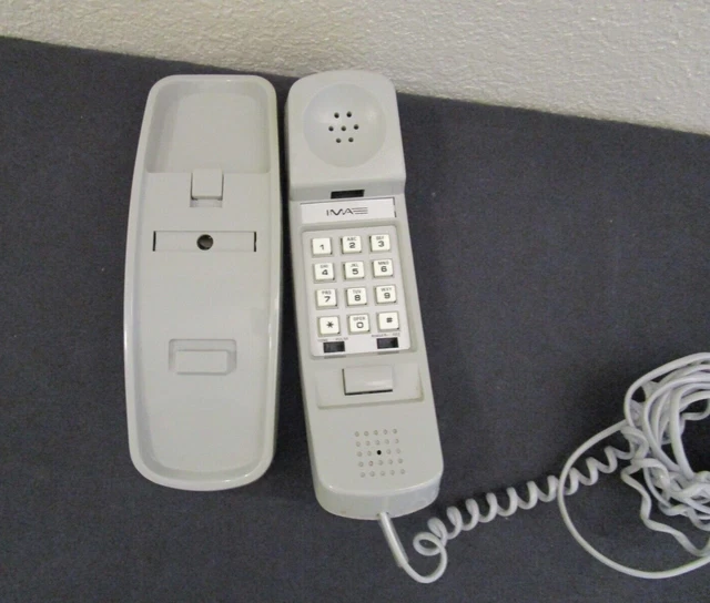 2 VINTAGE LANDLINE Desktop Wall Hanging Phones IMA Southwest Bell