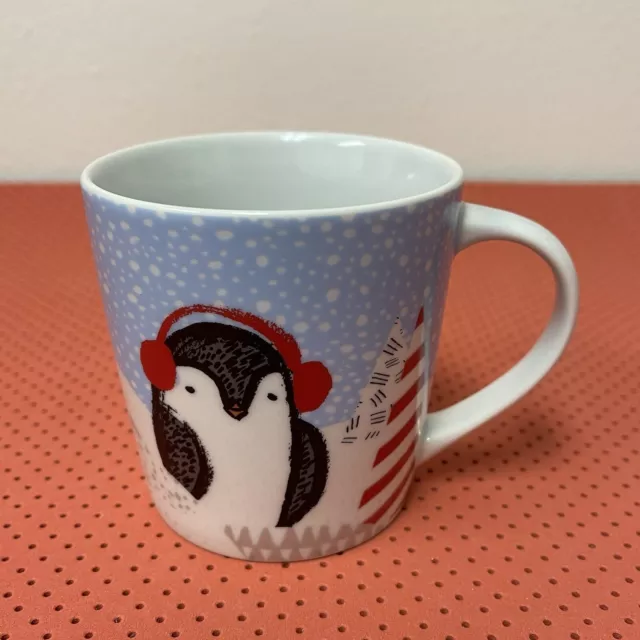 Starbucks Holiday Christmas Penguin Coffee Tea Cocoa Mug Cup 10 oz