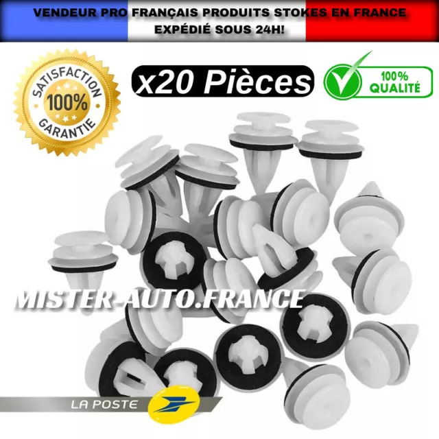 20 Clips Fixation Garniture Panneau Porte Compatible BMW E46 E53 E90/91 E70/71