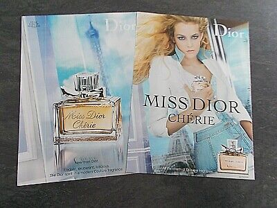 Dior Publicité papier Parfum Perfume ad Dior Miss Dior Chérie 2006 France 