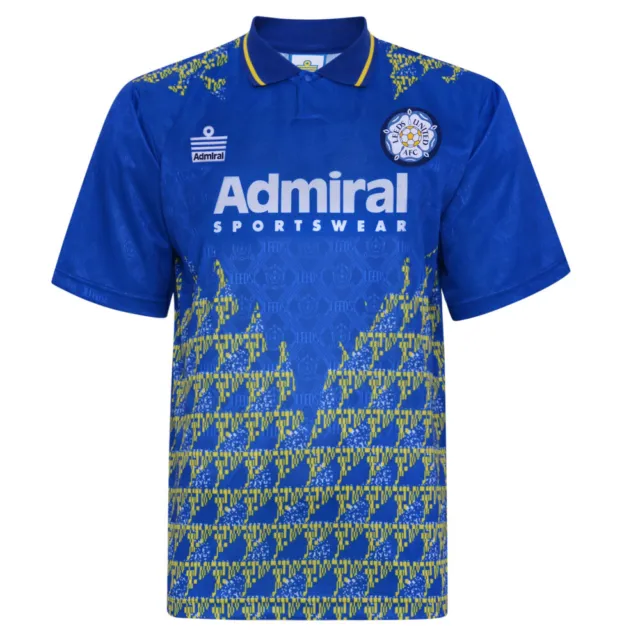 Leeds United 1993 Admiral Away shirt 100% POLYESTER Men's