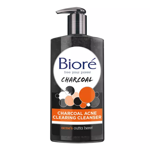 Charcoal Acne Cleanser, Salicylic Acid Treatment, Helps Prevent Breakouts, Oil A