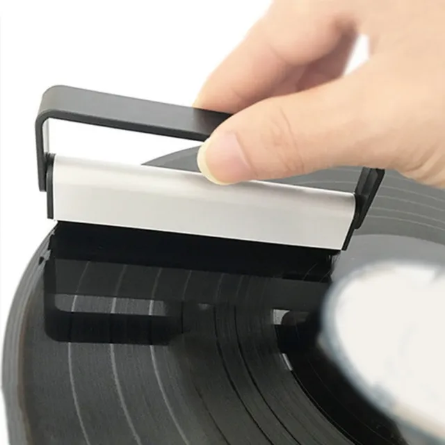Brosse vinyle antistatique douce en fibres de carbone nettoyage disque LP  EP