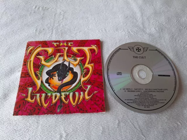 The Cult LITTLE (LIL' DEVIL) 5-track CD single Very Good Condition RARE