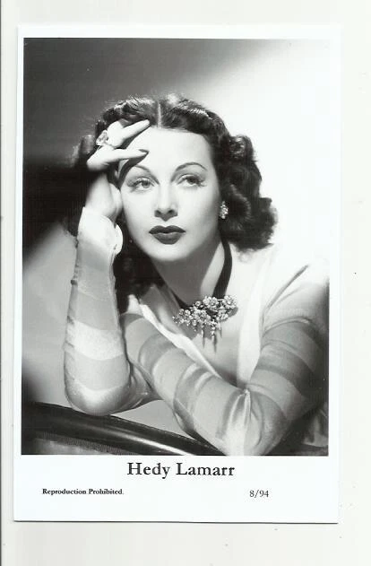(Bx31) Hedy Lamarr Swiftsure Photo Postcard (8/94) Filmstar Pin Up Glamor Movie