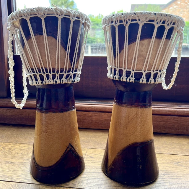 WYKDL AFRICAN DRUM Handmade Congo Djembe Drum Professional. sets 2