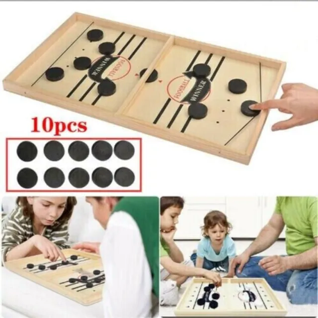 Sling Puck Game Foosball Winner Board Game Bounce Chess Eject