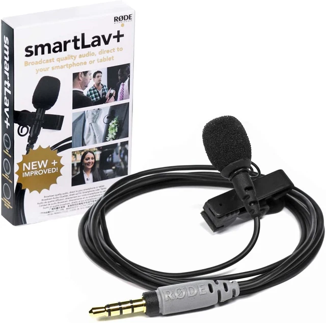 Micrófono de solapa RØDE SmartLavPlus para teléfono inteligente, con cable