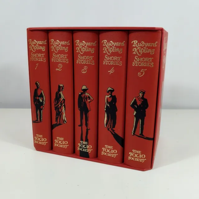 Rudyard Kipling Collected Short Stories The Folio Society 5 Volume Edition  2005