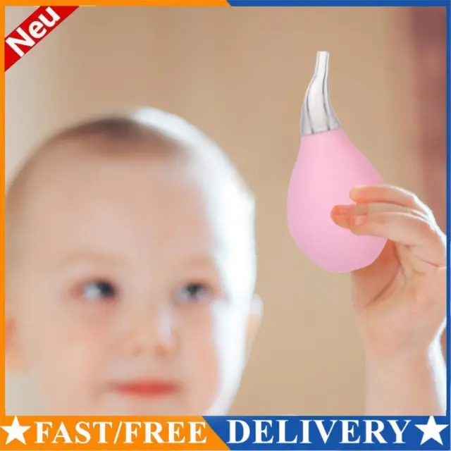 Aspirador nasal para bebé recién nacido (rosa)