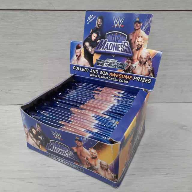 WWE Wrestling Flip Madness Books - One Pack Of Cards Only - Brand New