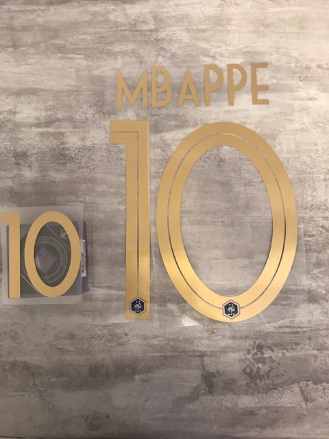 FLOCAGE ÉQUIPE DE FRANCE 100 Ans Centenaire MBappe 10 Livraison
