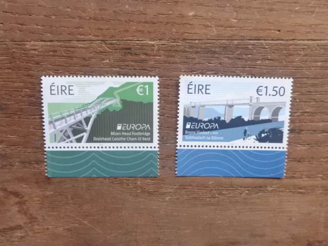 2018 Ireland Europa- Bridges Pair Of Mint Stamps