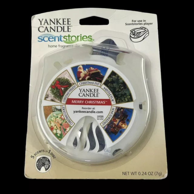 Yankee Candle Scentstories Disc Merry Christmas Refill Home Fragrance New 5 in 1