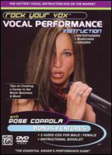 Rock Your Vox Vocal Performance Instruction [DVD & 2 CDs] - DVD