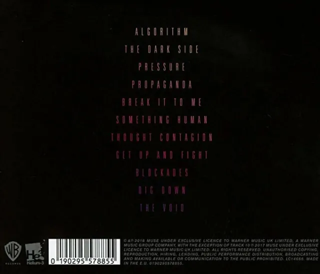 Muse "Simulation Theory" CD 2