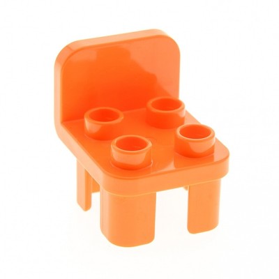 Duplo 1x Lego Duplo Chaise Hell Bleu 4 Petites Bosses Siège Cuisine Maison 4278731 