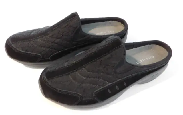 Easy Spirit Traveltime Mule Women’s Size 7.5 Clog Black Slip On Comfort Shoes