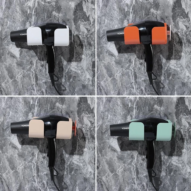 Soporte secador de pelo soporte secador de pelo estante colgante de pared