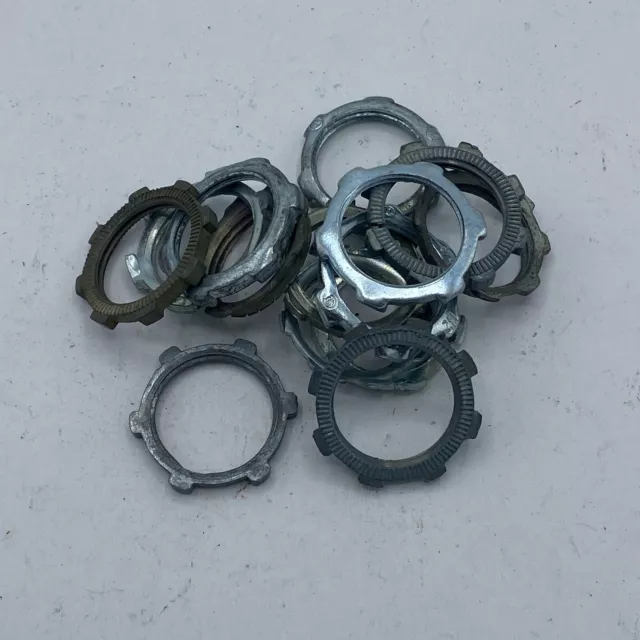 LOT OF 50 Conduit Locknut 3/4'', Rigid Conduit Locknut