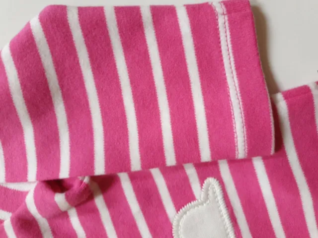 Bnwt Frugi Pink Stripe Long Sleeve Top Tshirt Girafge Motif 3-6 Months Stunning 3