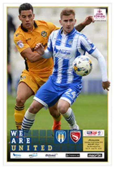 * 2016/17 - Colchester United Home Programmes - Choose From List *