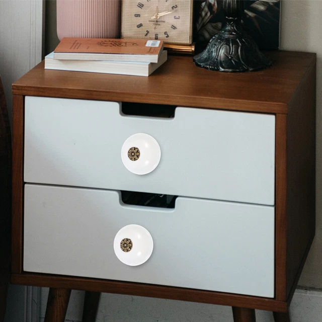 4 Pcs Cabinet Round Doorknob Drawer Handle Cabinet Knobs Simple 5
