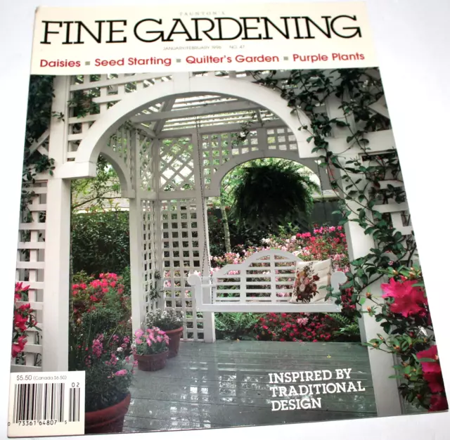 Taunton's Fine Gardening Magazine Jan/Feb 1996 No 47