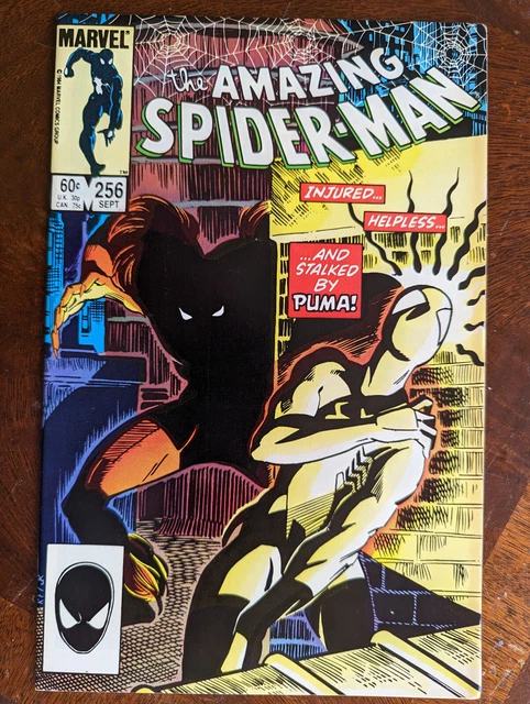 Amazing Spider-Man #256 VF/NM Super Glossy 1st App Puma! Marvel 1984! Key
