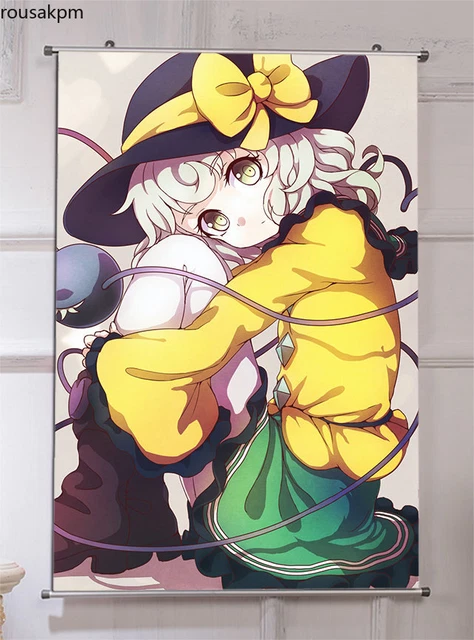 komeiji koishi Anime TouHou Project Poster Wall Scroll Hanging Painting 60*90cm
