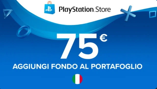 PlayStation Network Card 75 EURO (IT) PSN Key ITALY gift card