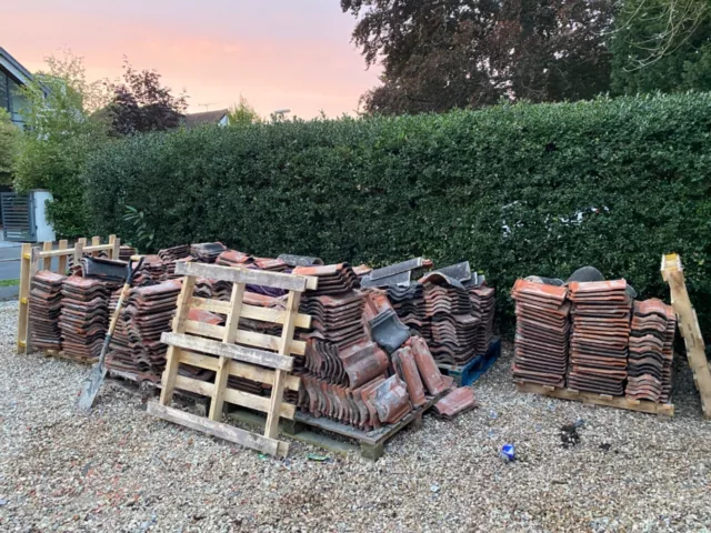 Clay roof tiles: used Sterreberg Courtrai